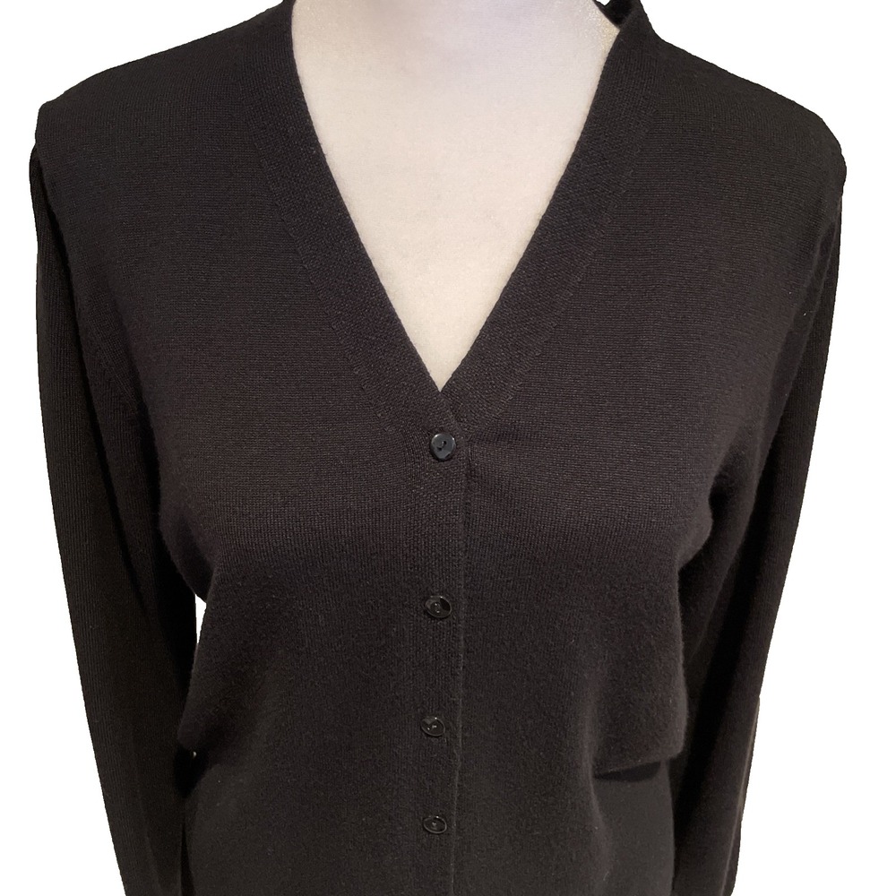 Grace Karen Women's Sweater Size m Black Button up Dark Academia‎ School Core - Picture 4 of 10
